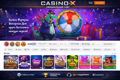 Бонусы Casino X